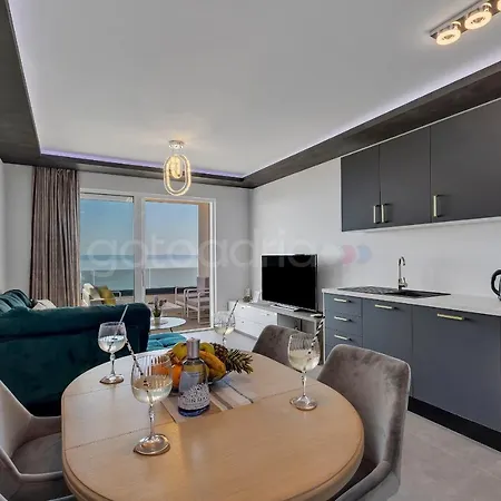 아파트 Luxury Seaview Luki - Free Parking 마카르스카