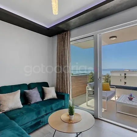 아파트 Luxury Seaview Luki - Free Parking 마카르스카